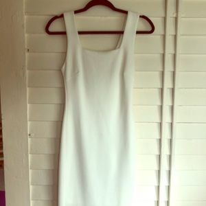 Classic Body Hugging Dress with Gold Zipper